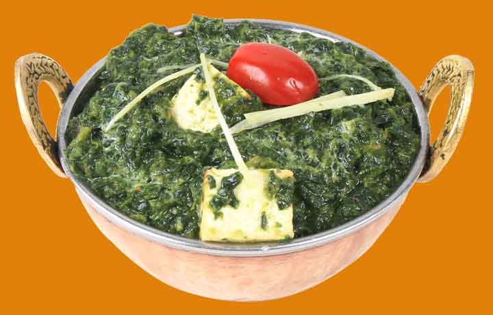 Saag Paneer of The Copper Chimney